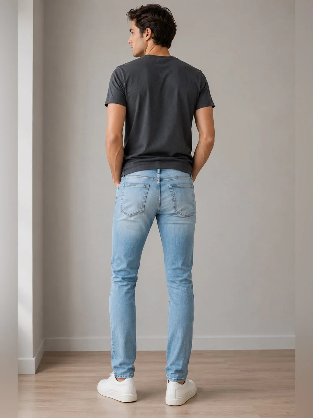 rag & bone Fit 1 Skinny Distressed Light Wash Jeans Men’s 30x32